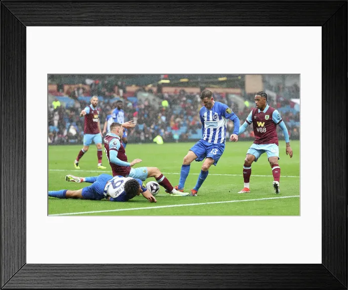Framed Print : Burnley v Brighton and Hove Albion Premier League 13APR24 Framed Print : Burnley v Brighton and Hove Albion Premier League 13APR24