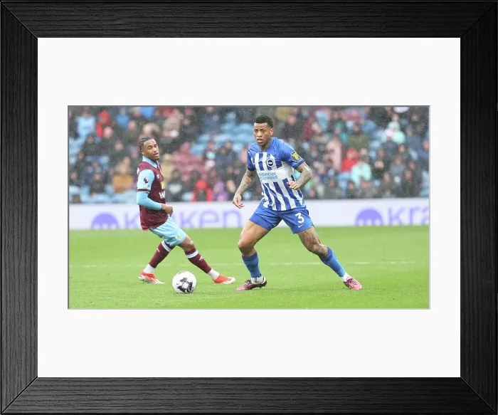 Framed Print : Burnley v Brighton and Hove Albion Premier League 13APR24 Framed Print : Burnley v Brighton and Hove Albion Premier League 13APR24