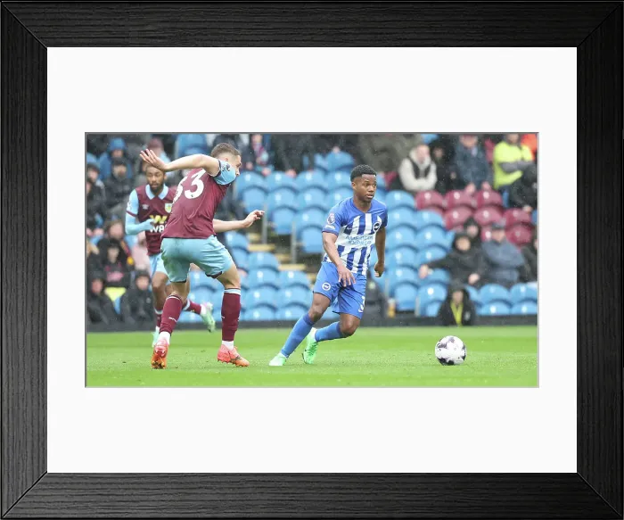 Framed Print : Burnley v Brighton and Hove Albion Premier League 13APR24 Framed Print : Burnley v Brighton and Hove Albion Premier League 13APR24