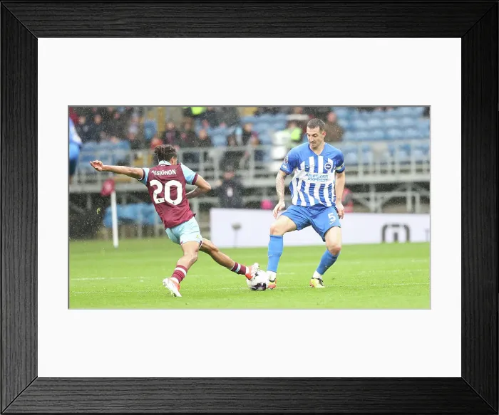 Framed Print : Burnley v Brighton and Hove Albion Premier League 13APR24 Framed Print : Burnley v Brighton and Hove Albion Premier League 13APR24