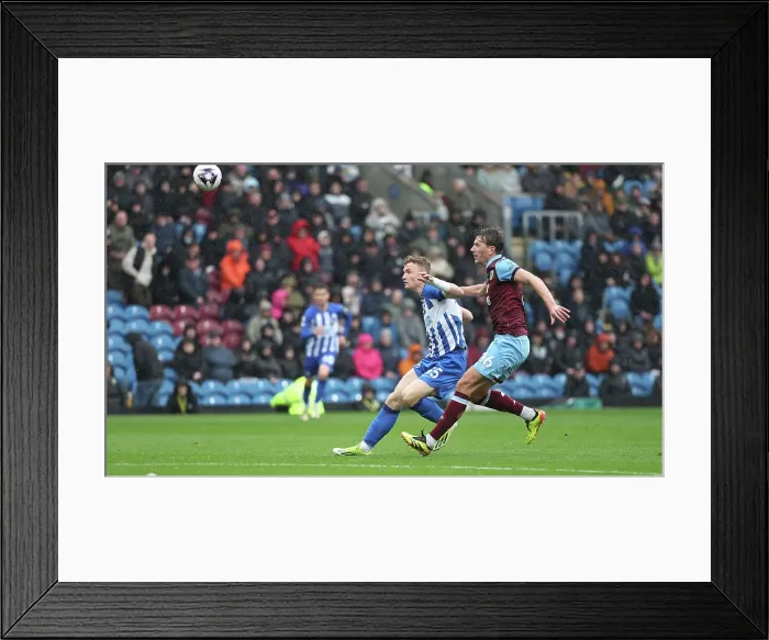 Framed Print : Burnley v Brighton and Hove Albion Premier League 13APR24 Framed Print : Burnley v Brighton and Hove Albion Premier League 13APR24