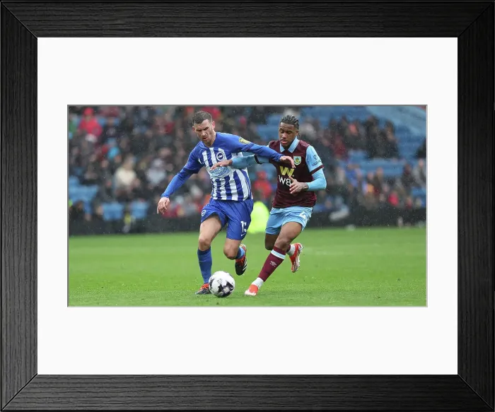 Framed Print : Burnley v Brighton and Hove Albion Premier League 13APR24 Framed Print : Burnley v Brighton and Hove Albion Premier League 13APR24