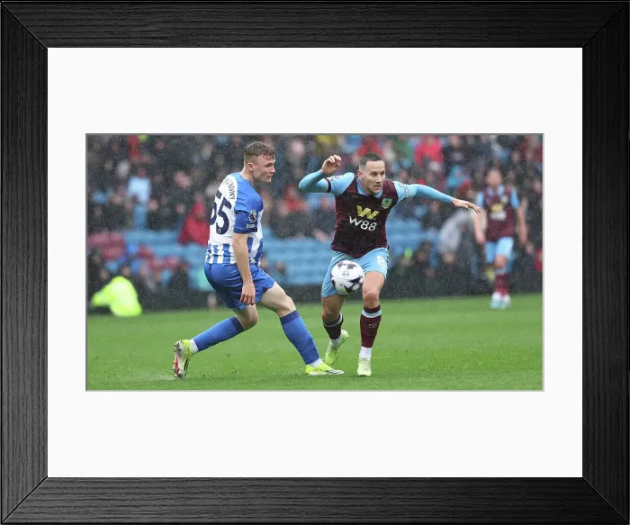Framed Print : Burnley v Brighton and Hove Albion Premier League 13APR24 Framed Print : Burnley v Brighton and Hove Albion Premier League 13APR24