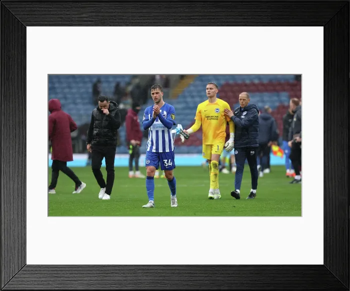 Framed Print : Burnley v Brighton and Hove Albion Premier League 13APR24 Framed Print : Burnley v Brighton and Hove Albion Premier League 13APR24