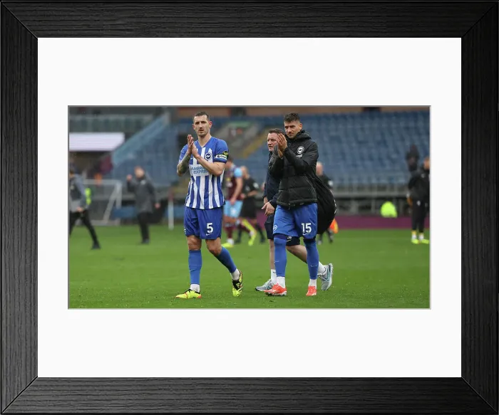 Framed Print : Burnley v Brighton and Hove Albion Premier League 13APR24 Framed Print : Burnley v Brighton and Hove Albion Premier League 13APR24