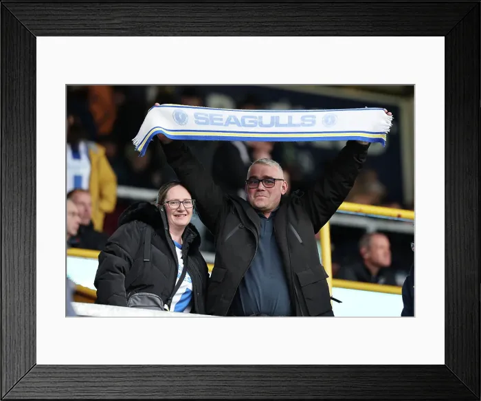 Framed Print : Burnley v Brighton and Hove Albion Premier League 13APR24 Framed Print : Burnley v Brighton and Hove Albion Premier League 13APR24