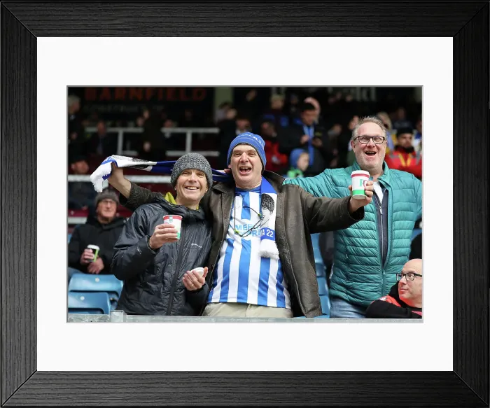Framed Print : Burnley v Brighton and Hove Albion Premier League 13APR24 Framed Print : Burnley v Brighton and Hove Albion Premier League 13APR24