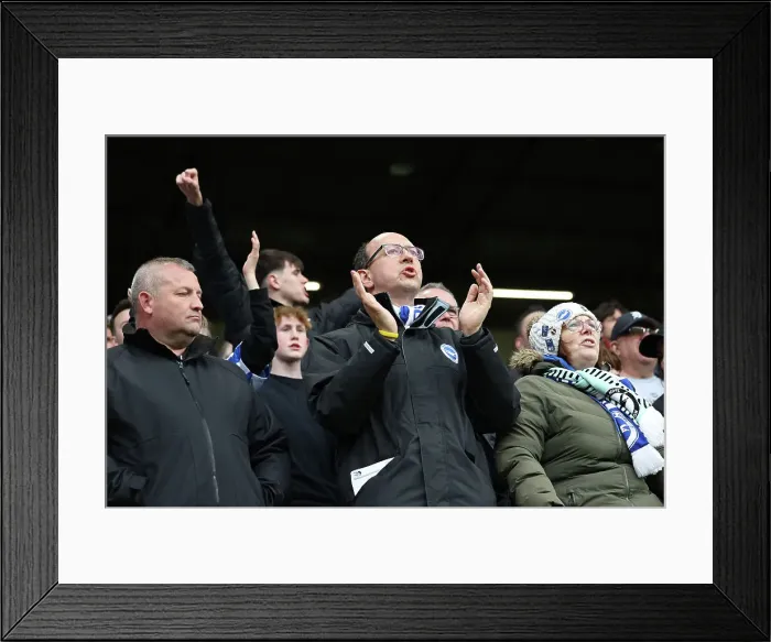 Framed Print : Burnley v Brighton and Hove Albion Premier League 13APR24 Framed Print : Burnley v Brighton and Hove Albion Premier League 13APR24