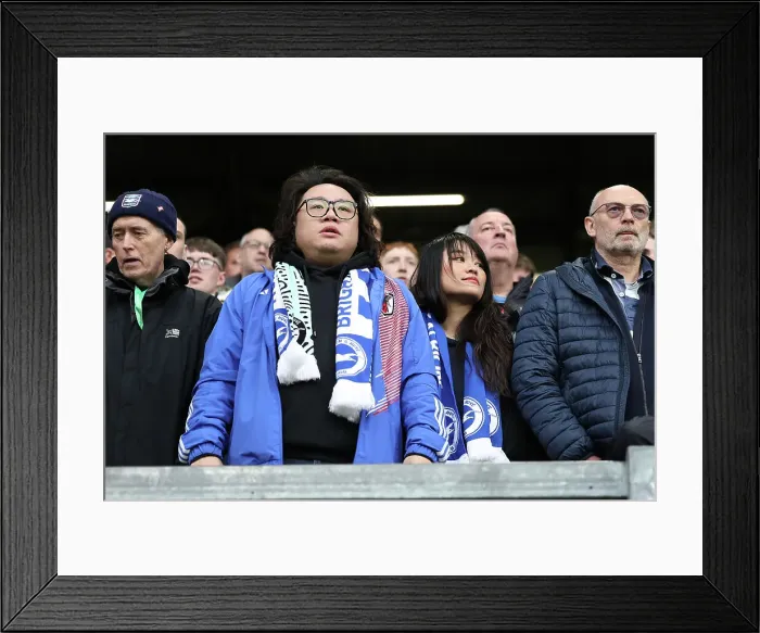 Framed Print : Burnley v Brighton and Hove Albion Premier League 13APR24 Framed Print : Burnley v Brighton and Hove Albion Premier League 13APR24