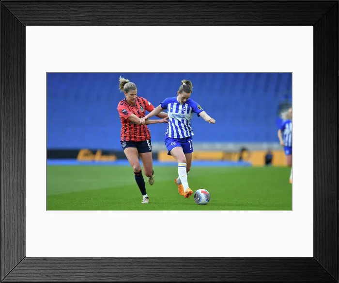 Framed Print : Brighton and Hove Albion Women v Everton Women Women's Super League 19APR24 Framed Print : Brighton and Hove Albion Women v Everton Women Women's Super League 19APR24