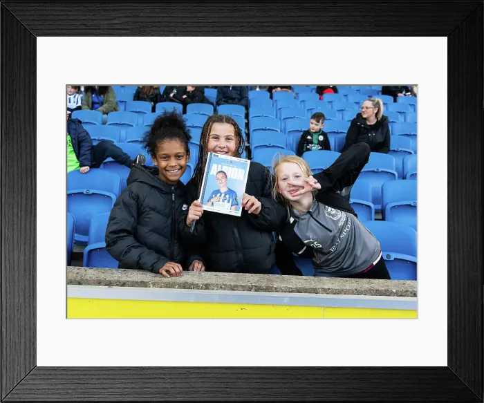Framed Print : Brighton and Hove Albion Women v Everton Women Women's Super League 19APR24 Framed Print : Brighton and Hove Albion Women v Everton Women Women's Super League 19APR24