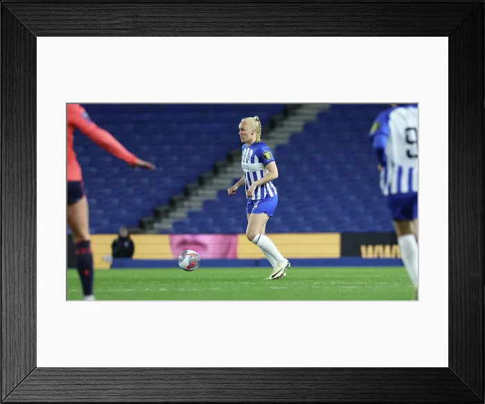 Framed Print : Brighton and Hove Albion Women v Everton Women Women's Super League 19APR24