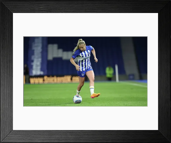 Framed Print : Brighton and Hove Albion Women v Everton Women Women's Super League 19APR24 Framed Print : Brighton and Hove Albion Women v Everton Women Women's Super League 19APR24