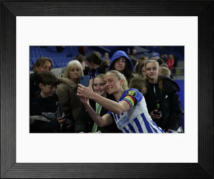 Framed Print : Brighton and Hove Albion Women v Everton Women Women's Super League 19APR24