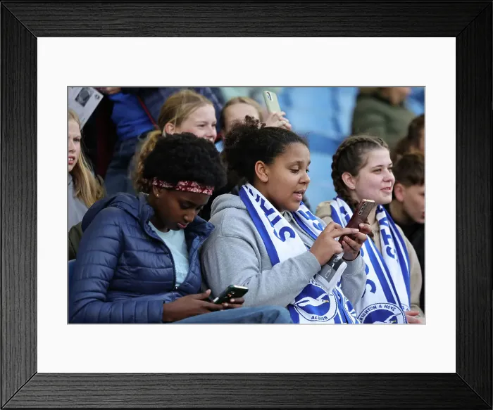 Framed Print : Brighton and Hove Albion Women v Everton Women Women's Super League 19APR24 Framed Print : Brighton and Hove Albion Women v Everton Women Women's Super League 19APR24