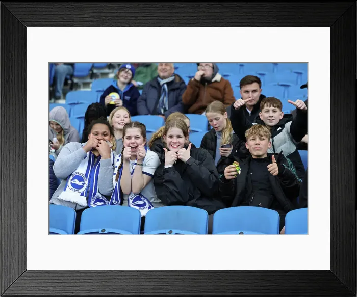 Framed Print : Brighton and Hove Albion Women v Everton Women Women's Super League 19APR24