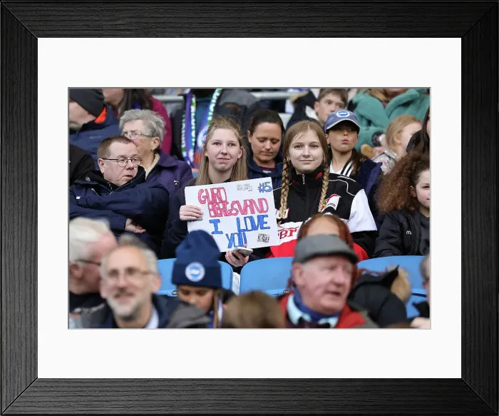 Framed Print : Brighton and Hove Albion Women v Everton Women Women's Super League 19APR24 Framed Print : Brighton and Hove Albion Women v Everton Women Women's Super League 19APR24