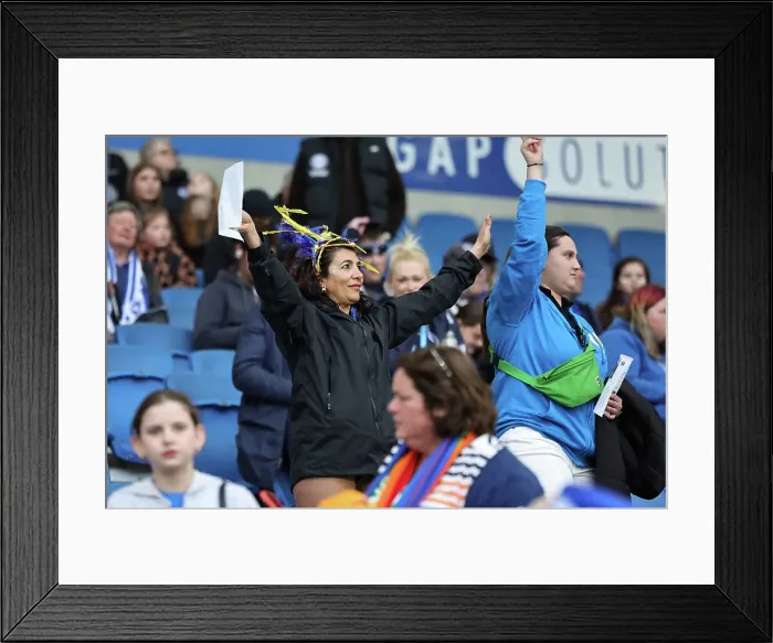 Framed Print : Brighton and Hove Albion Women v Everton Women Women's Super League 19APR24