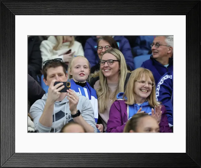 Framed Print : Brighton and Hove Albion Women v Everton Women Women's Super League 19APR24