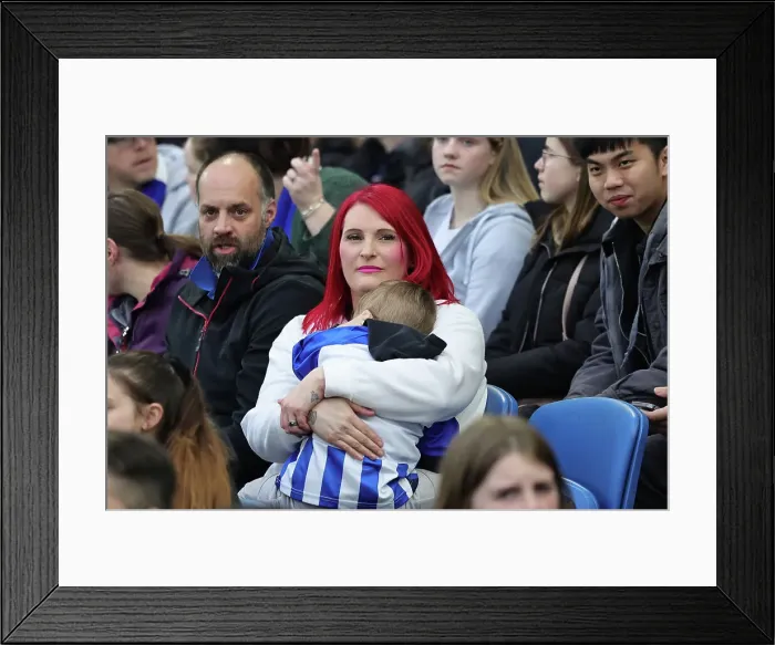 Framed Print : Brighton and Hove Albion Women v Everton Women Women's Super League 19APR24
