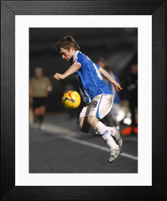 Framed Print : Jake Robinson: Masterful Pass Control against Yeovil Town (Brighton & Hove Albion FC)