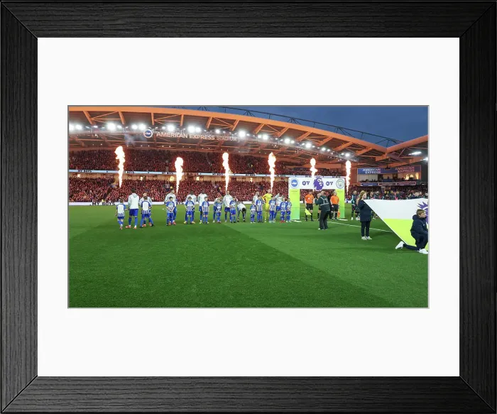 Framed Print : Brighton and Hove Albion v Manchester City Premier League 25APR24 Framed Print : Brighton and Hove Albion v Manchester City Premier League 25APR24