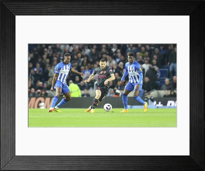 Framed Print : Brighton and Hove Albion v Manchester City Premier League 25APR24 Framed Print : Brighton and Hove Albion v Manchester City Premier League 25APR24