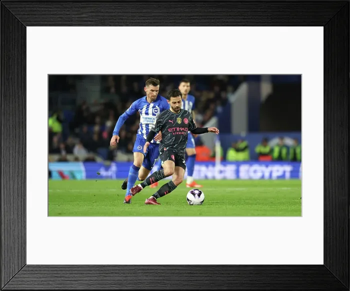 Framed Print : Brighton and Hove Albion v Manchester City Premier League 25APR24 Framed Print : Brighton and Hove Albion v Manchester City Premier League 25APR24