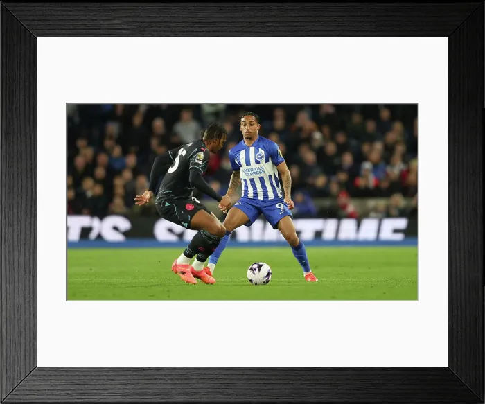 Framed Print : Brighton and Hove Albion v Manchester City Premier League 25APR24 Framed Print : Brighton and Hove Albion v Manchester City Premier League 25APR24