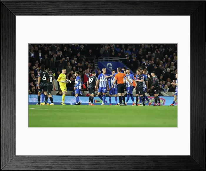 Framed Print : Brighton and Hove Albion v Manchester City Premier League 25APR24 Framed Print : Brighton and Hove Albion v Manchester City Premier League 25APR24