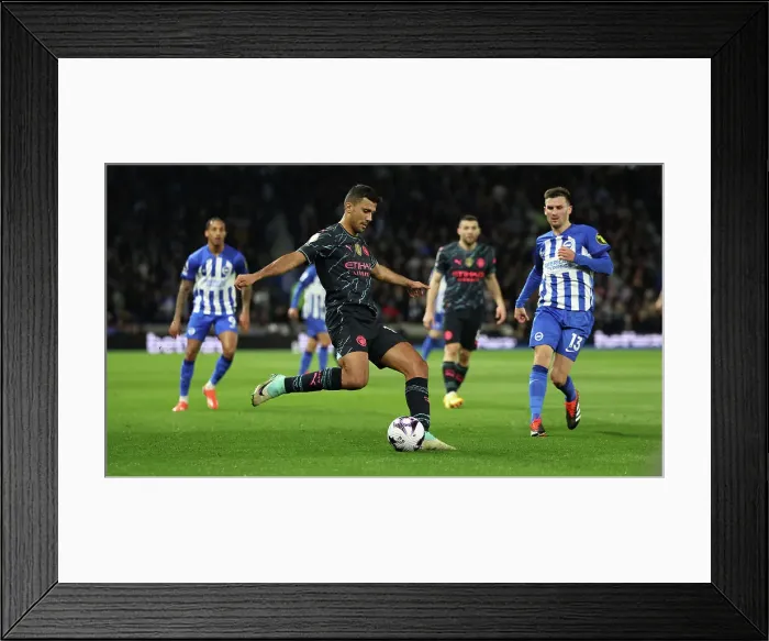 Framed Print : Brighton and Hove Albion v Manchester City Premier League 25APR24 Framed Print : Brighton and Hove Albion v Manchester City Premier League 25APR24