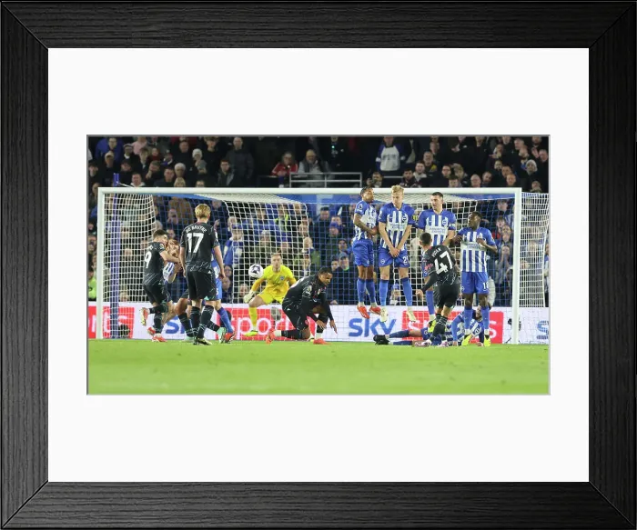 Framed Print : Brighton and Hove Albion v Manchester City Premier League 25APR24 Framed Print : Brighton and Hove Albion v Manchester City Premier League 25APR24