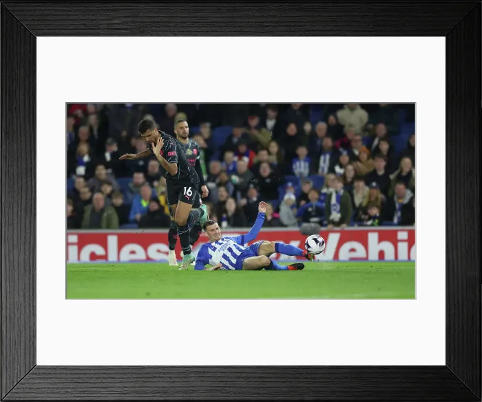 Framed Print : Brighton and Hove Albion v Manchester City Premier League 25APR24 Framed Print : Brighton and Hove Albion v Manchester City Premier League 25APR24