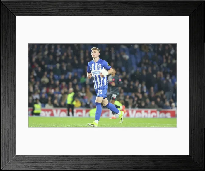 Framed Print : Brighton and Hove Albion v Manchester City Premier League 25APR24