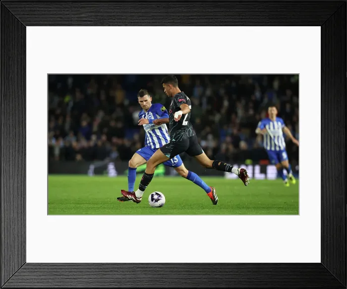 Framed Print : Brighton and Hove Albion v Manchester City Premier League 25APR24 Framed Print : Brighton and Hove Albion v Manchester City Premier League 25APR24