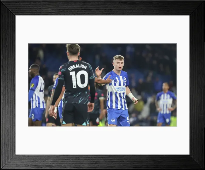 Framed Print : Brighton and Hove Albion v Manchester City Premier League 25APR24 Framed Print : Brighton and Hove Albion v Manchester City Premier League 25APR24