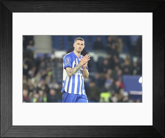 Framed Print : Brighton and Hove Albion v Manchester City Premier League 25APR24