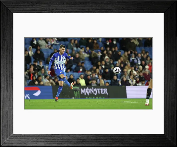 Framed Print : Brighton and Hove Albion v Manchester City Premier League 25APR24