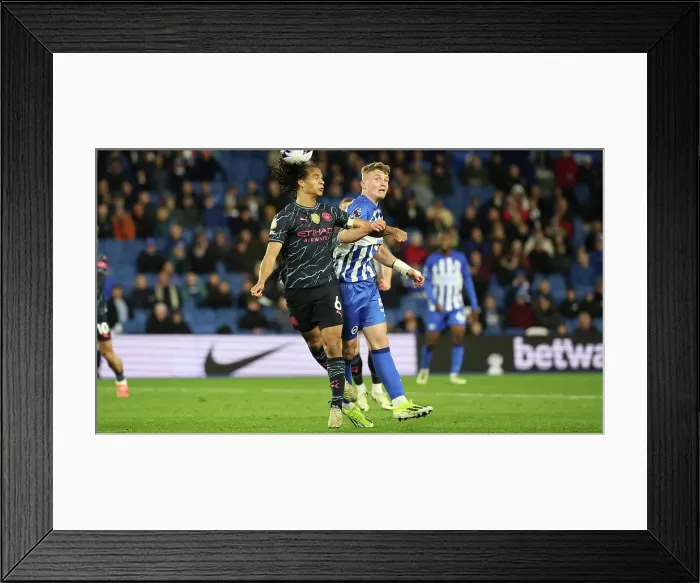 Framed Print : Brighton and Hove Albion v Manchester City Premier League 25APR24 Framed Print : Brighton and Hove Albion v Manchester City Premier League 25APR24
