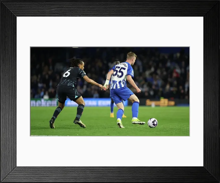 Framed Print : Brighton and Hove Albion v Manchester City Premier League 25APR24 Framed Print : Brighton and Hove Albion v Manchester City Premier League 25APR24