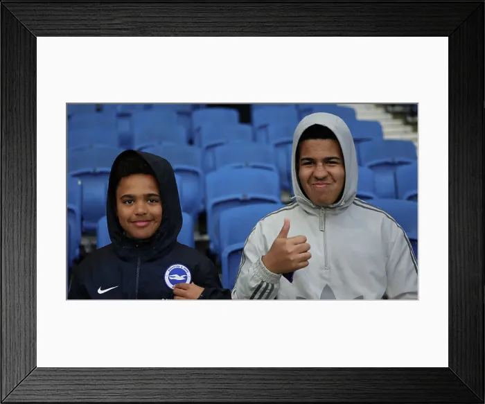 Framed Print : Brighton and Hove Albion v Manchester City Premier League 25APR24