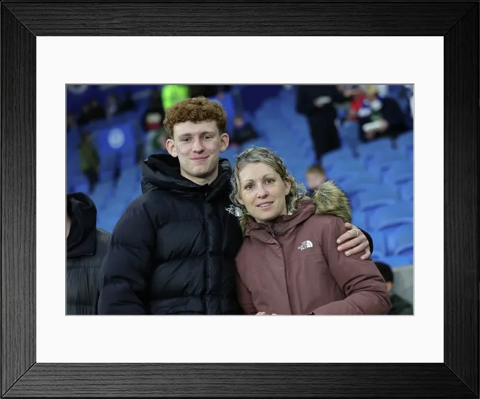Framed Print : Brighton and Hove Albion v Manchester City Premier League 25APR24
