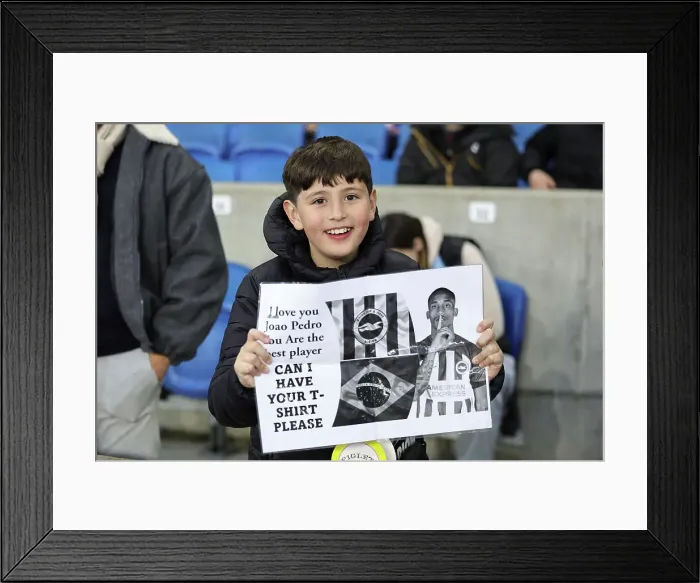 Framed Print : Brighton and Hove Albion v Manchester City Premier League 25APR24 Framed Print : Brighton and Hove Albion v Manchester City Premier League 25APR24