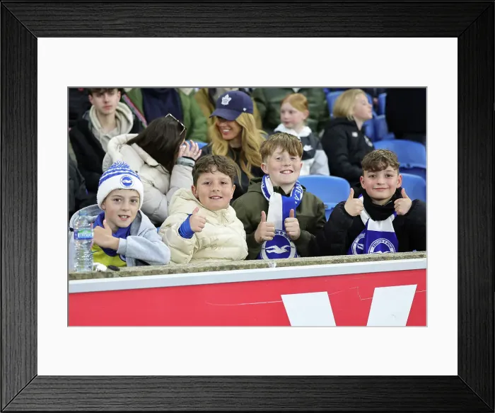 Framed Print : Brighton and Hove Albion v Manchester City Premier League 25APR24 Framed Print : Brighton and Hove Albion v Manchester City Premier League 25APR24