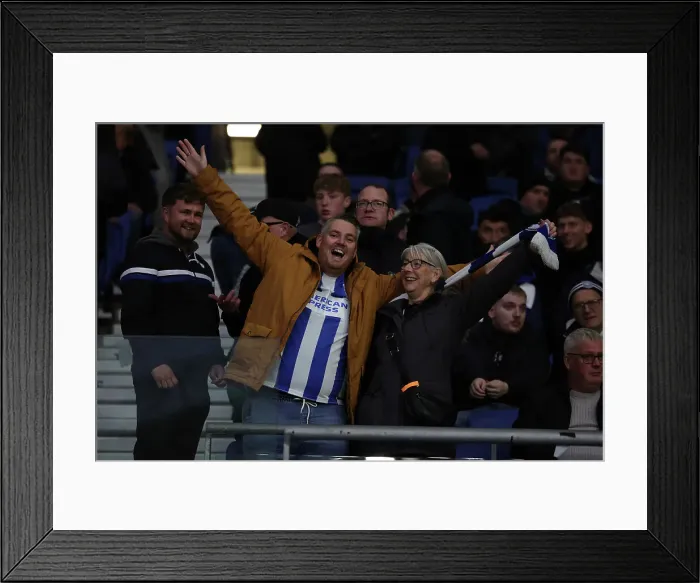Framed Print : Brighton and Hove Albion v Manchester City Premier League 25APR24 Framed Print : Brighton and Hove Albion v Manchester City Premier League 25APR24