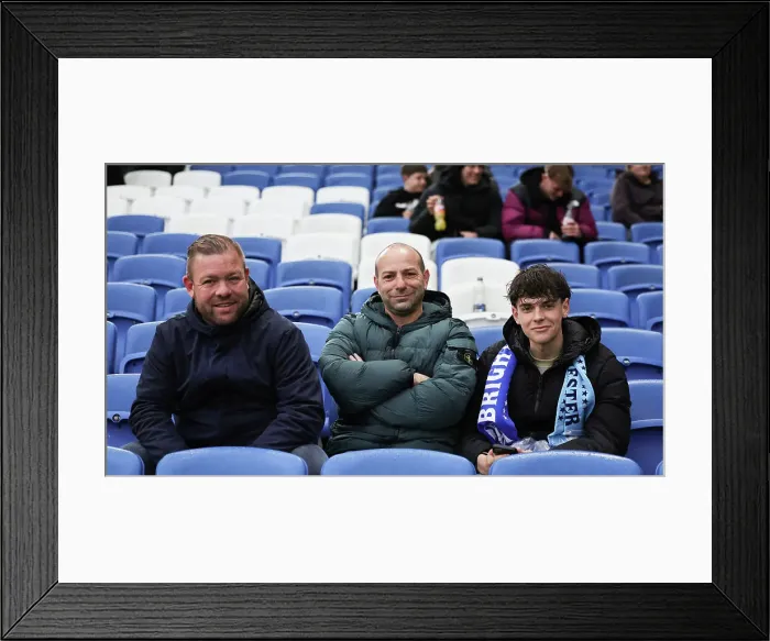 Framed Print : Brighton and Hove Albion v Manchester City Premier League 25APR24 Framed Print : Brighton and Hove Albion v Manchester City Premier League 25APR24