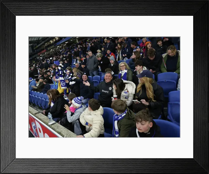 Framed Print : Brighton and Hove Albion v Manchester City Premier League 25APR24 Framed Print : Brighton and Hove Albion v Manchester City Premier League 25APR24