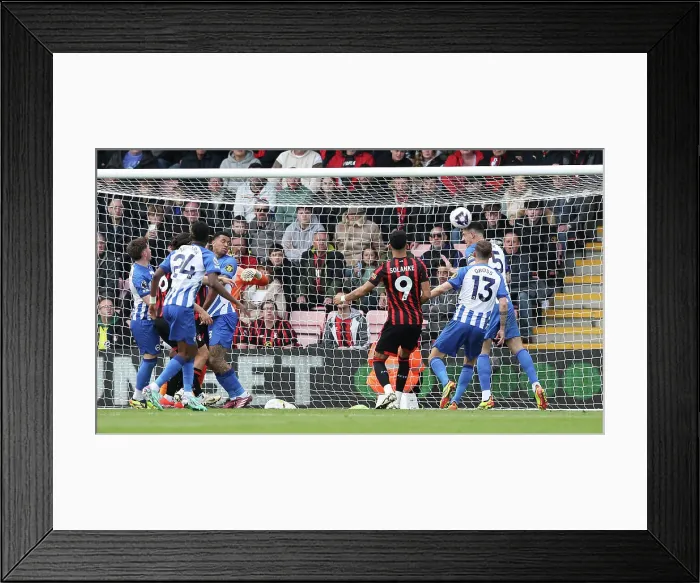 Framed Print : AFC Bournemouth v Brighton and Hove Albion Premier League 28APR24 Framed Print : AFC Bournemouth v Brighton and Hove Albion Premier League 28APR24