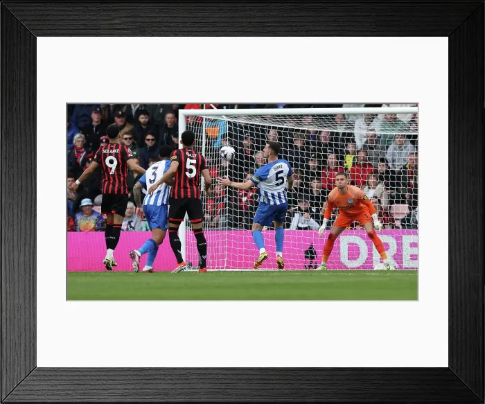 Framed Print : AFC Bournemouth v Brighton and Hove Albion Premier League 28APR24 Framed Print : AFC Bournemouth v Brighton and Hove Albion Premier League 28APR24
