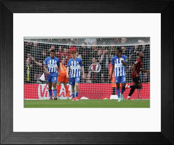 Framed Print : AFC Bournemouth v Brighton and Hove Albion Premier League 28APR24 Framed Print : AFC Bournemouth v Brighton and Hove Albion Premier League 28APR24